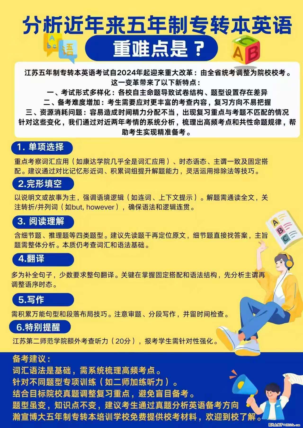 分析了近两年五年制专转本英语试卷发现？ - 新手上路 - 镇江生活社区 - 镇江28生活网 zj.28life.com