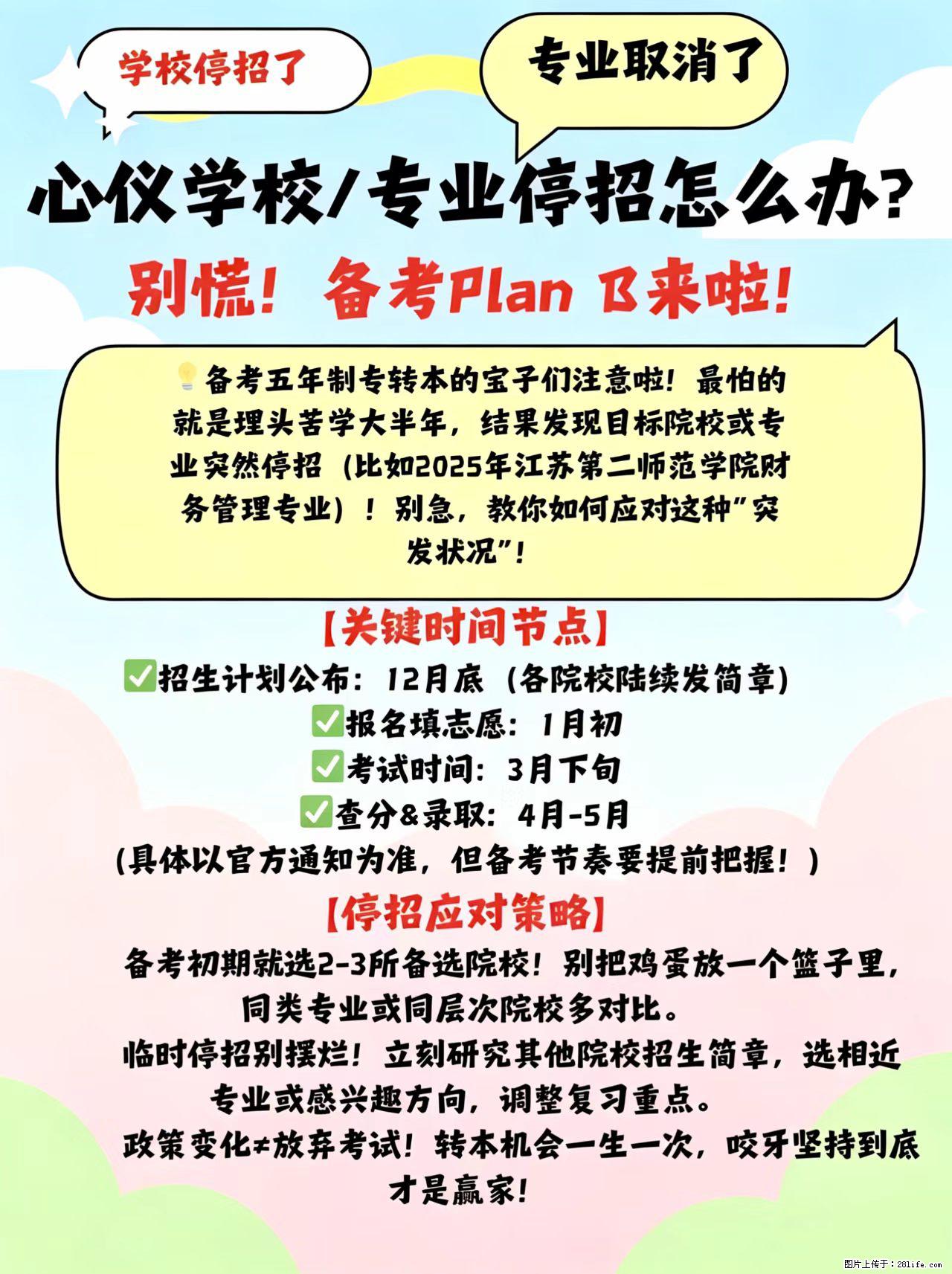 五年制专转本备考一年的专业取消了怎么办？ - 综合信息 - 其他综合 - 镇江分类信息 - 镇江28生活网 zj.28life.com