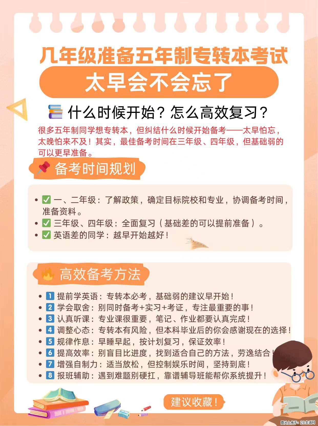 几年级准备五年制专转本考试，太早会不会忘 - 新手上路 - 镇江生活社区 - 镇江28生活网 zj.28life.com