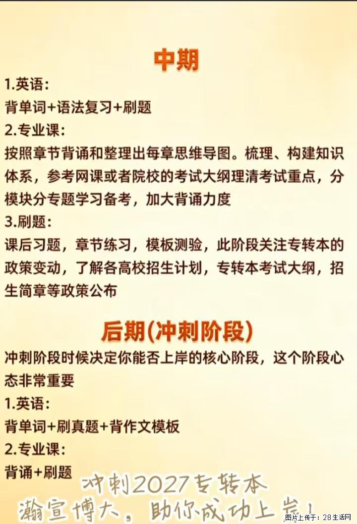 五年制专转本分阶段备考攻略，跟着瀚宣博大稳步备战 2027 上岸 - 综合信息 - 其他综合 - 镇江分类信息 - 镇江28生活网 zj.28life.com