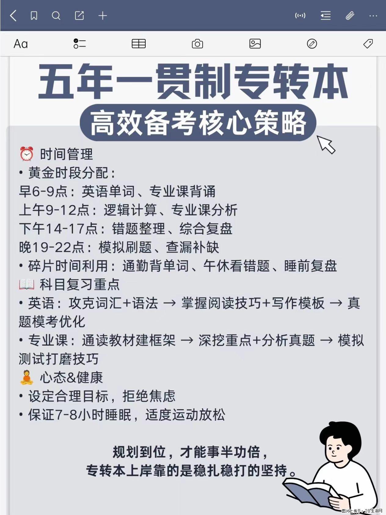 五年制专转本全年备考规划｜时间轴+核心策略双攻略，稳稳上岸本科 - 新手上路 - 镇江生活社区 - 镇江28生活网 zj.28life.com