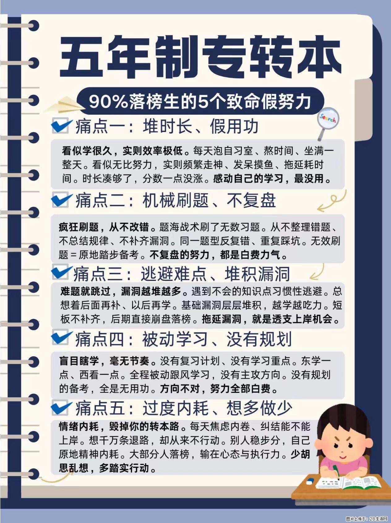 五年制专转本：避开5种假努力，高效冲刺本科 - 新手上路 - 镇江生活社区 - 镇江28生活网 zj.28life.com
