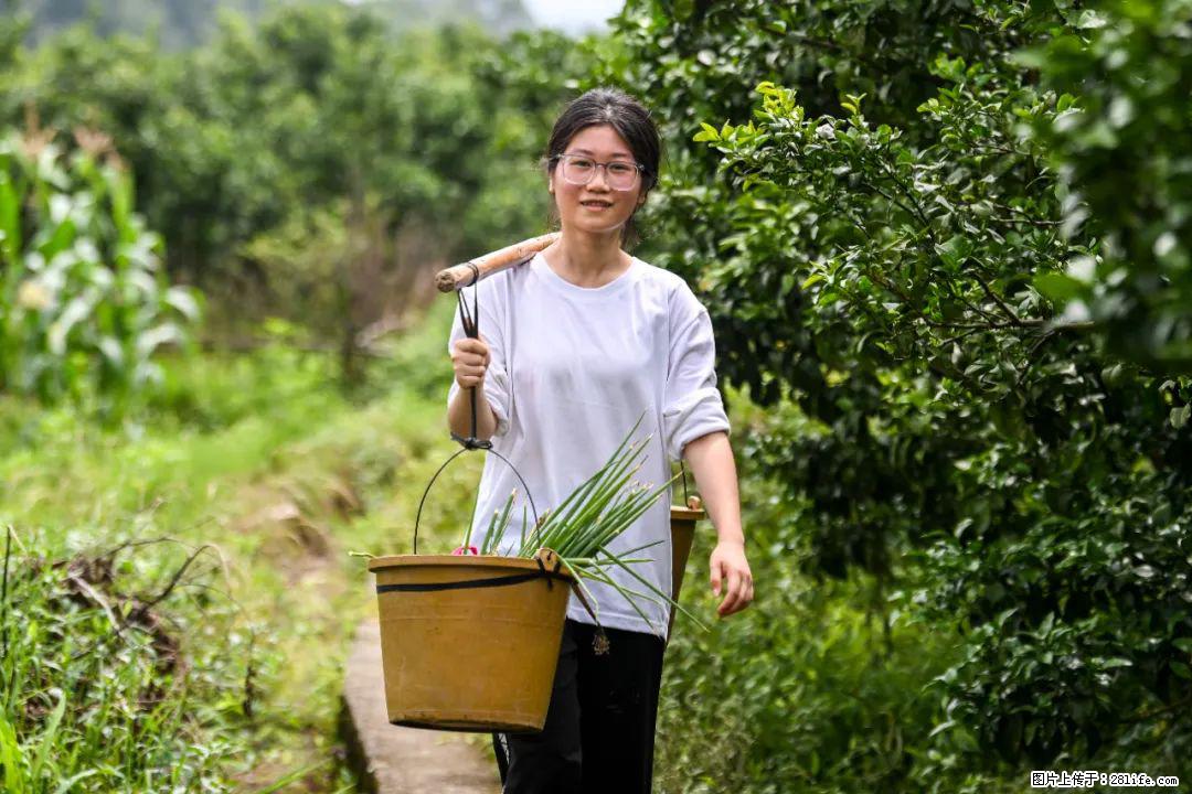 全网追的“扁担女孩”,找了一份暑假工,时薪12元 - 镇江生活资讯 - 镇江28生活网 zj.28life.com