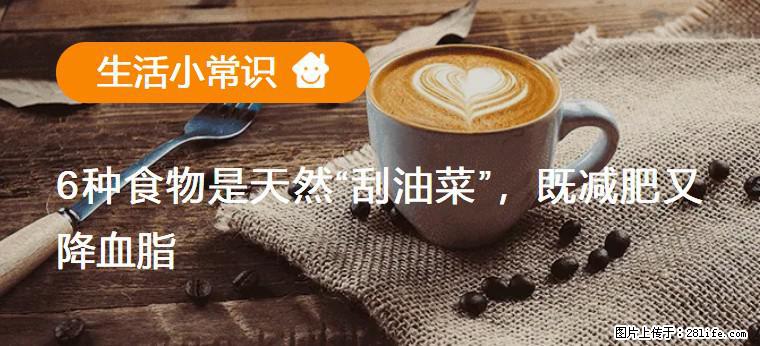 【生活小常识】6种食物是天然“刮油菜”,既减肥又降血脂 - 镇江生活资讯 - 镇江28生活网 zj.28life.com